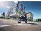 Ein Honda Motorrad bei dynamischer Fahrt.