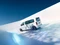 Heck- und Seitenansicht eines Opel Minivans.