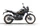 Royal Enfield Motorrad von der Seite.