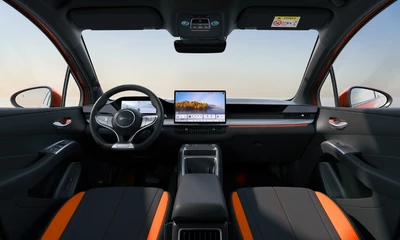Innenausstattung eines BYD Dolphin.