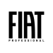 Schwarzes Fiat Professional Logo auf neutralem Hintergrund.