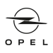 Schwarzes Opel Logo mit Blitzsymbol in einem Kreis auf neutralem Hintergrund, klar und modern dargestellt.