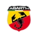 Logo der Automarke Abarth – gelb-rotes Wappenschild mit einem schwarzen Skorpion als Markenzeichen.
