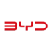 BYD Schriftzug in Rot.