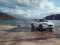 Honda SUV geparkt vor einem See.