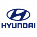 Hyundai Logo: Blaues „H“ in einem ovalen Rahmen auf weißem Hintergrund.