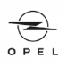 Schwarzes Opel Logo: Z-förmiger Blitz im Kreis auf weißem Hintergrund.